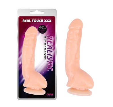 Realistyczne dildo penis członek z przyssawką 23cm